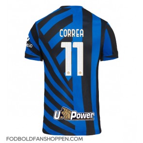 Inter Milan Joaquin Correa #11 Hjemmebanetrøje 2024-25 Kortærmet